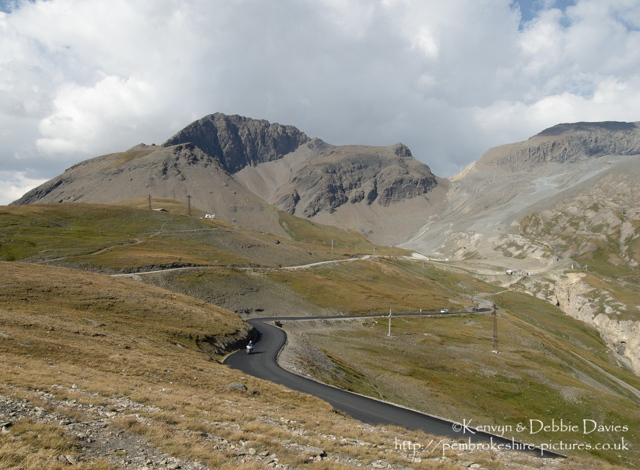 Col de l'iseran is the highest paved mountain pass in the Alps.